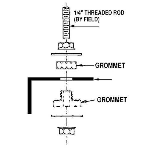 PennBarry - Zephyr Vibration Isolation Hanger Kit
